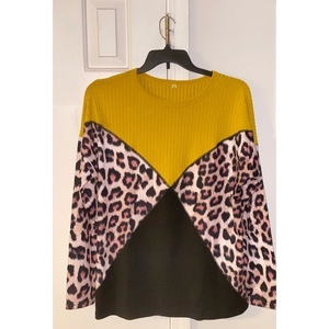 Womens Long‎ Sleeve Crewneck Top Size XL